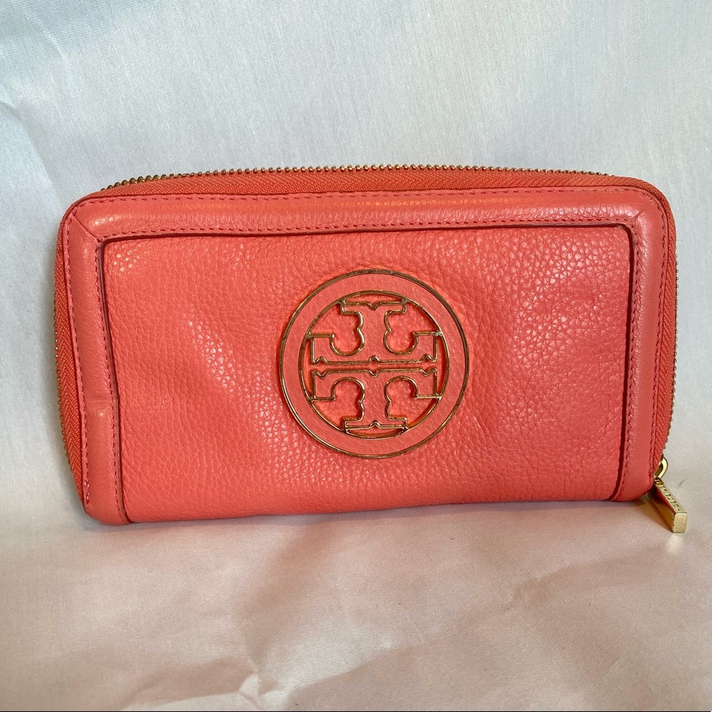 Coral Tory Burch Wallet
